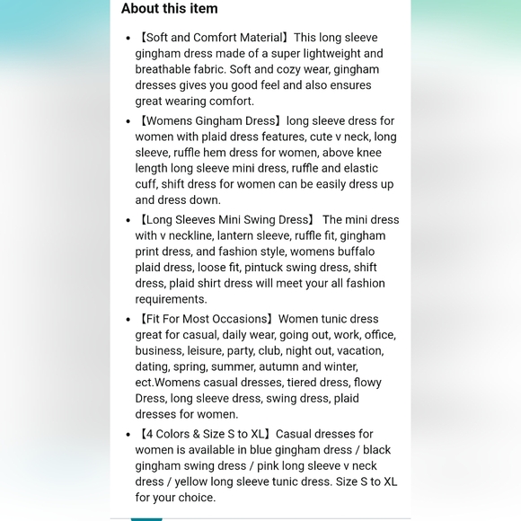 Gingham Mini Dress - Picture 11 of 17